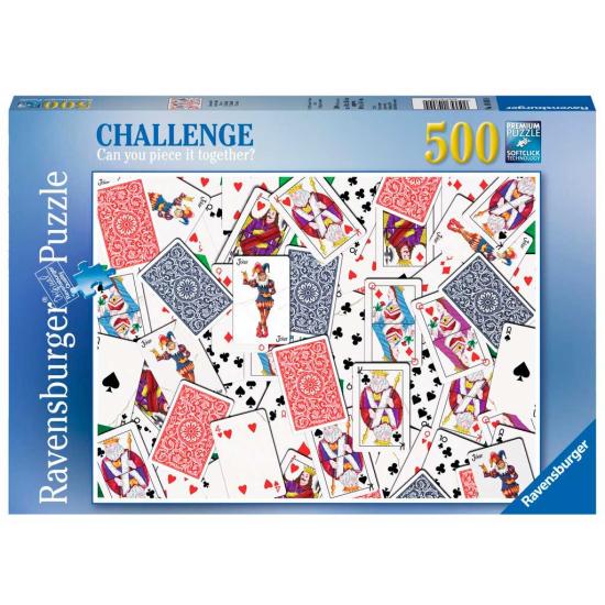 Puzzle Ravensburger 52 Cartas 500 Piezas