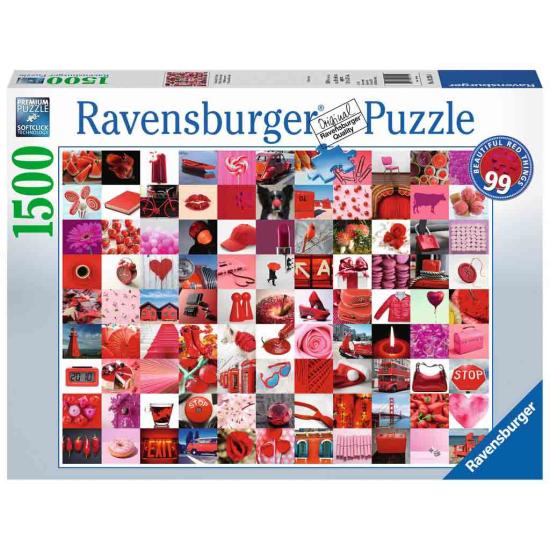 Puzzle Ravensburger 99 Cosas Bellas Rojas de 1500 Piezas Puzzle Ravensburger 99 Cosas Bellas Rojas de 1500 Piezas