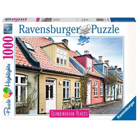 Puzzle Ravensburger Aarhus, Dinamarca de 1000 Piezas