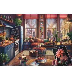 Puzzle Ravensburger Acogedor Estudio Bohemio XXL 500 Pzs