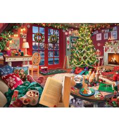 Puzzle Ravensburger Acogedor Refugio Navideño XXL 500 Pzs