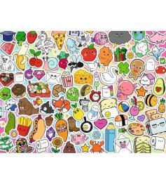 Puzzle Ravensburger Adorable Caos Kawaii de 500 Piezas