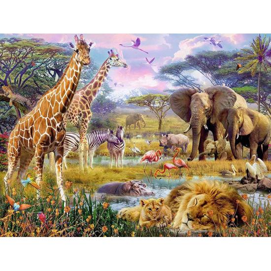 Puzzle Ravensburger África Colorida de 1500 Piezas