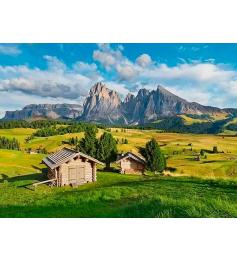 Puzzle Ravensburger Alpe de Siusi, Dolomitas de 500 Piezas