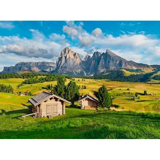 Puzzle Ravensburger Alpe de Siusi, Dolomitas de 500 Piezas