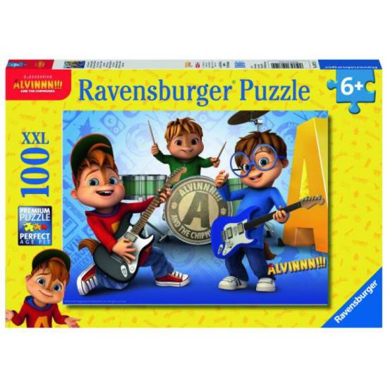 Puzzle Ravensburger Alvin y Las Ardillas XXL de 100 Piezas Puzzle Ravensburger Alvin y Las Ardillas XXL de 100 Piezas
