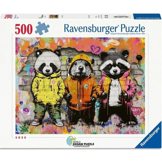 Puzzle Ravensburger Amigos Peludos de 500 Piezas