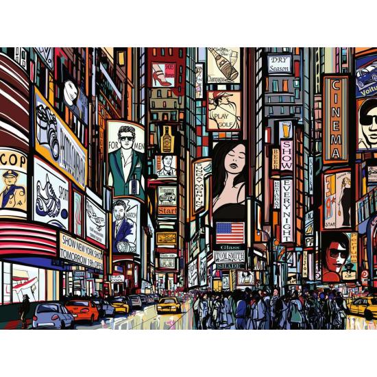 Puzzle Ravensburger Animada Nueva York de 1000 Piezas Puzzle Ravensburger Animada Nueva York de 1000 Piezas