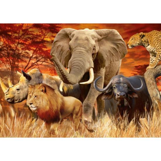 Puzzle Ravensburger Animales de la Sabana Africana de 1000 Piez