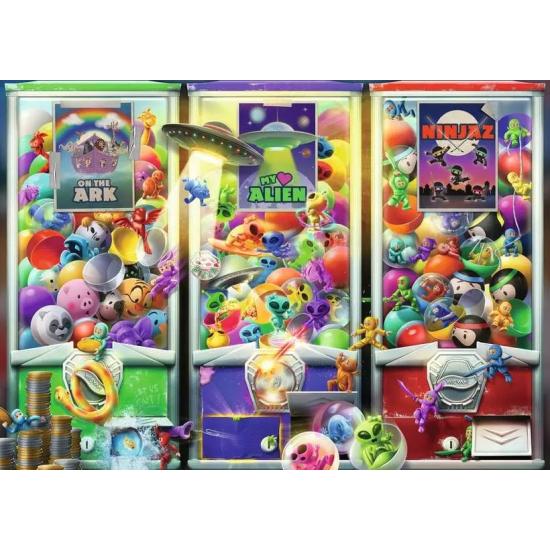 Puzzle Ravensburger Animales, Extraterrestres Y Ninjas de 1000 P