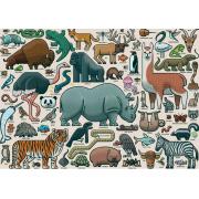 Puzzle Ravensburger Animales Salvajes de 1000 Piezas