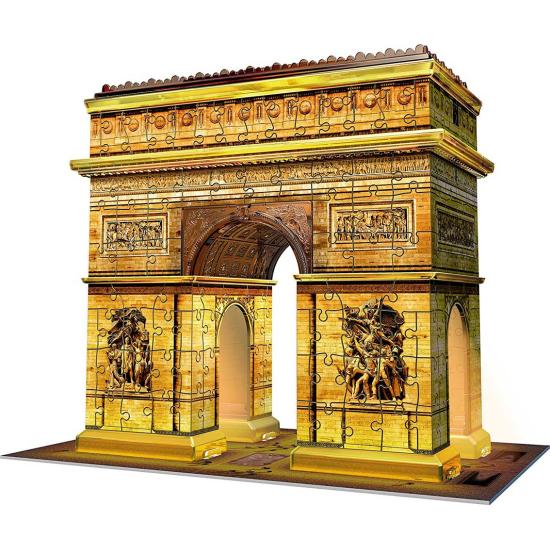 Puzzle Ravensburger Arco del Triunfo Night Edition 3D 3D 216
