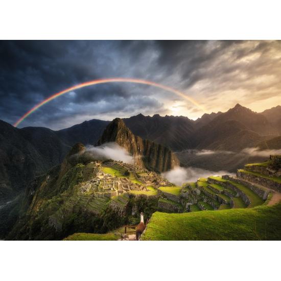 Puzzle Ravensburger Arcoíris en Machu Picchu, Perú de 1000 Piez Puzzle Ravensburger Arcoíris en Machu Picchu, Perú de 1000 Piez