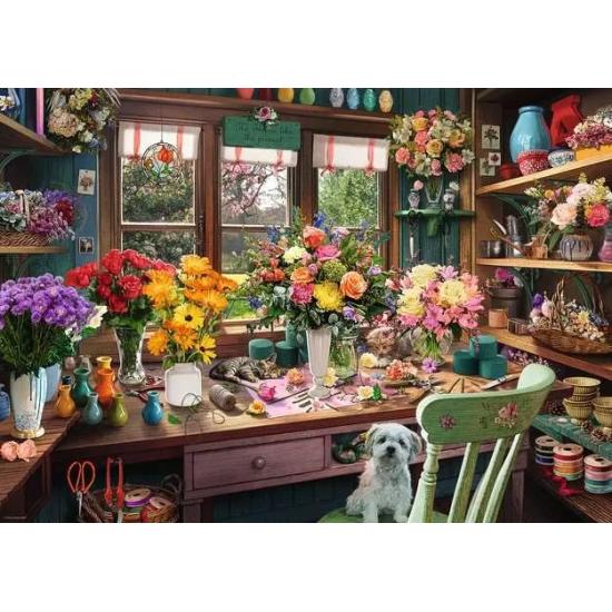 Puzzle Ravensburger Arreglo Floral de 1000 Piezas