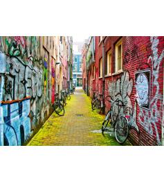 Puzzle Ravensburger Arte Callejero en Amsterdam de 3000 Piezas