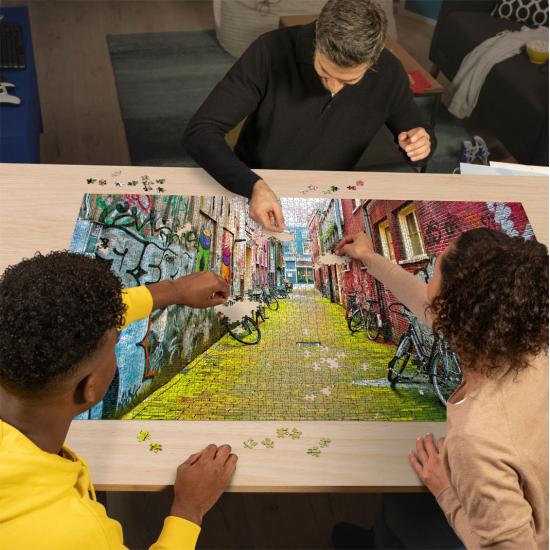 Puzzle Ravensburger Arte Callejero en Amsterdam de 3000 Piezas Puzzle Ravensburger Arte Callejero en Amsterdam de 3000 Piezas