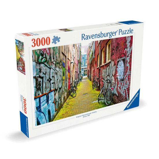 Puzzle Ravensburger Arte Callejero en Amsterdam de 3000 Piezas Puzzle Ravensburger Arte Callejero en Amsterdam de 3000 Piezas