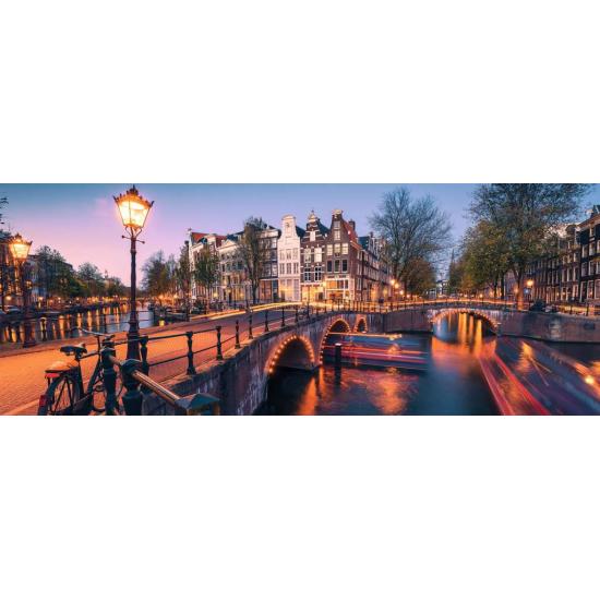 Puzzle Ravensburger Atardecer en Amsterdam de 1000 Piezas Puzzle Ravensburger Atardecer en Amsterdam de 1000 Piezas