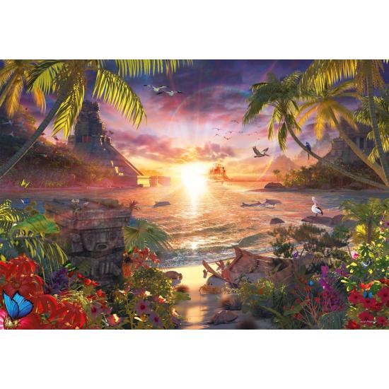 Puzzle Ravensburger Atardecer Paradisíaco de 18000 Piezas