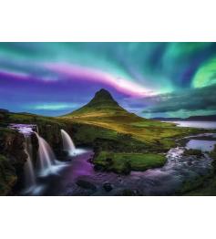 Puzzle Ravensburger Aurora Boreal Sobre Kirkjufell de 1000 Pieza