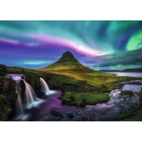 Puzzle Ravensburger Aurora Boreal Sobre Kirkjufell de 1000 Pieza