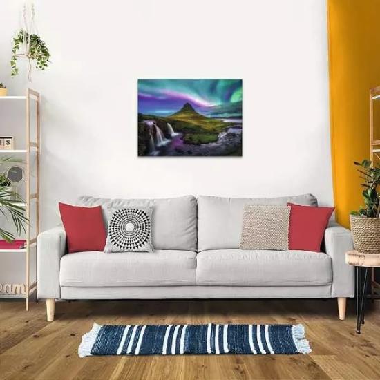 Puzzle Ravensburger Aurora Boreal Sobre Kirkjufell de 1000 Pieza