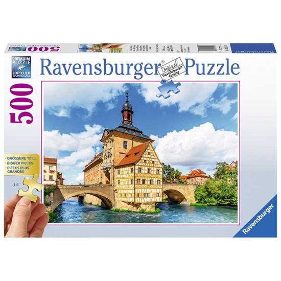 Puzzle Ravensburger Ayuntamiento de Bamberg de 500 Piezas