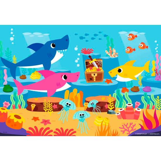 Puzzle Ravensburger Baby Shark de 2x24 Piezas
