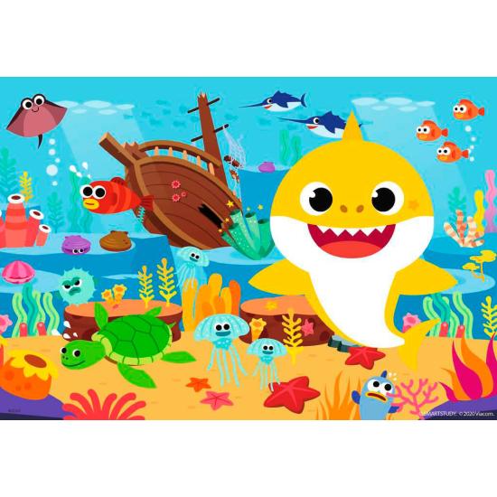 Puzzle Ravensburger Baby Shark Océano de 2x12 Piezas Puzzle Ravensburger Baby Shark Océano de 2x12 Piezas