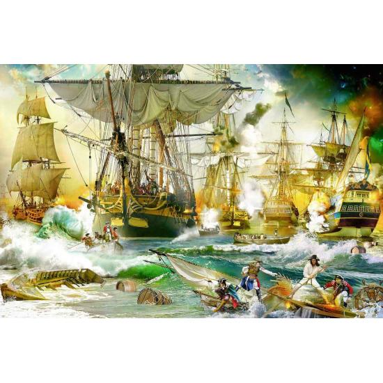 Puzzle Ravensburger Batalla Naval en Alta Mar de 5000 Piezas