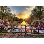Puzzle Ravensburger Bicicletas de Amsterdam 1000 Piezas