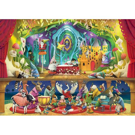 Puzzle Ravensburger Blancanieves y los 7 Enanitos de 1000 Piezas