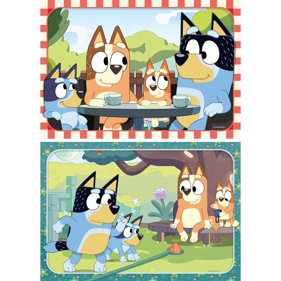 Puzzle Ravensburger Bluey de 2x12 Piezas