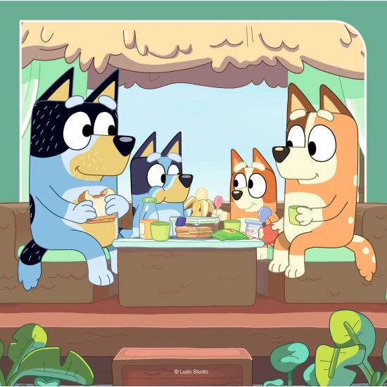 Puzzle Ravensburger Bluey de 3x49 Piezas Puzzle Ravensburger Bluey de 3x49 Piezas