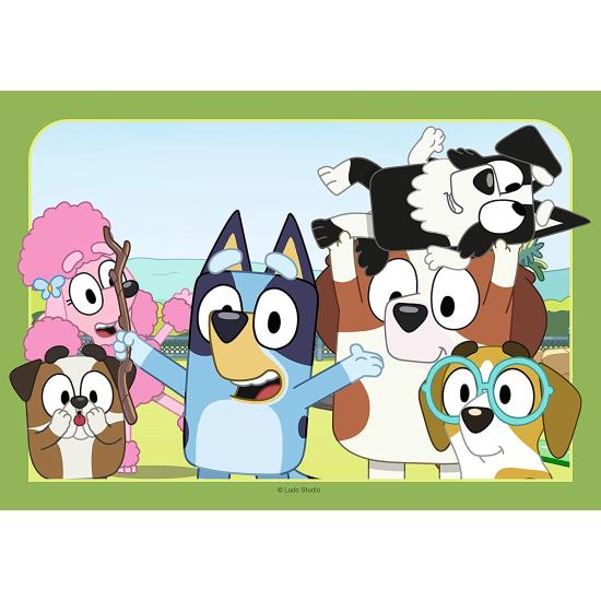 Puzzle Ravensburger Bluey de 2x12 Piezas Puzzle Ravensburger Bluey de 2x12 Piezas