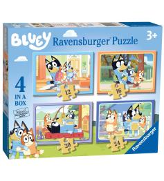 Puzzle Ravensburger Bluey Progresivo de 12+16+20+24 Piezas