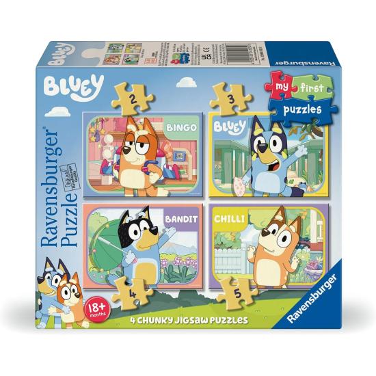 Puzzle Ravensburger Bluey Progresivo de 2+3+4+5 Pzs