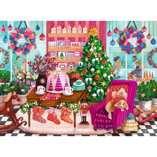 Puzzle Ravensburger Boutique Navideña de 500 Piezas