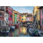 Puzzle Ravensburger Burano, Italia de 1000 Piezas