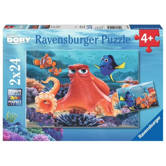 Puzzle Ravensburger Buscando a Dory 2 x 24 Piezas Puzzle Ravensburger Buscando a Dory 2 x 24 Piezas
