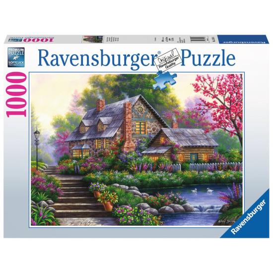 Puzzle Ravensburger Cabaña Romántica de 1000 Piezas Puzzle Ravensburger Cabaña Romántica de 1000 Piezas