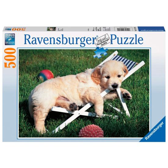 Puzzle Ravensburger Cachorros Golden Retriever 500 Piezas Puzzle Ravensburger Cachorros Golden Retriever 500 Piezas