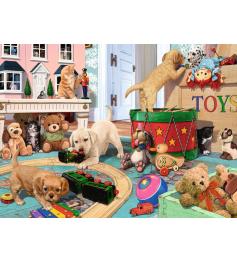 Puzzle Ravensburger Cachorros Juguetones XXL de 150 Piezas