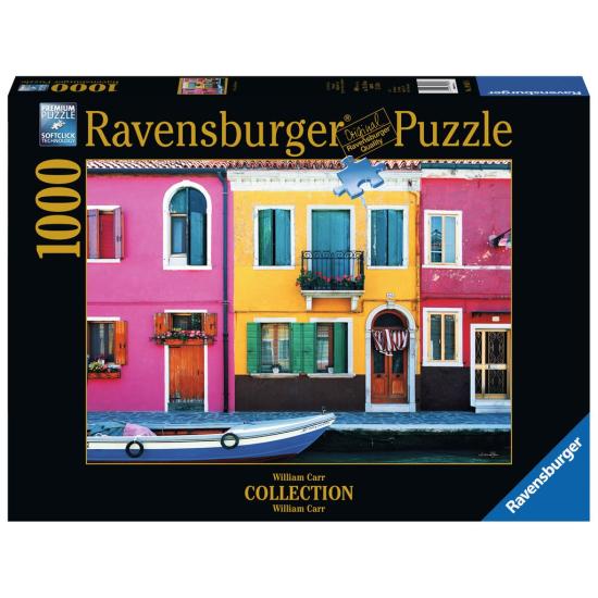 Puzzle Ravensburger Calle Graziella, Burano de 1000 Piezas Puzzle Ravensburger Calle Graziella, Burano de 1000 Piezas