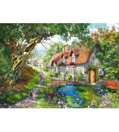 Puzzle Ravensburger Camino de Flower Hill de 1000 Piezas