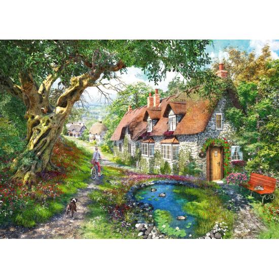 Puzzle Ravensburger Camino de Flower Hill de 1000 Piezas