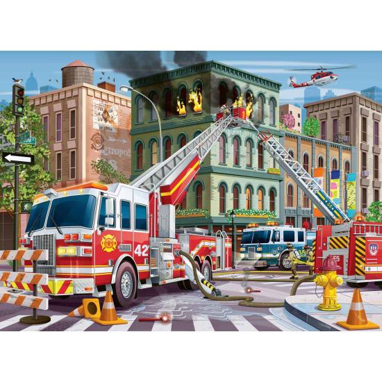 Puzzle Ravensburger Camión de Bomberos XXL de 100 Piezas Puzzle Ravensburger Camión de Bomberos XXL de 100 Piezas