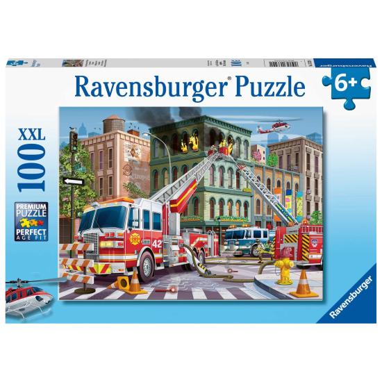 Puzzle Ravensburger Camión de Bomberos XXL de 100 Piezas Puzzle Ravensburger Camión de Bomberos XXL de 100 Piezas
