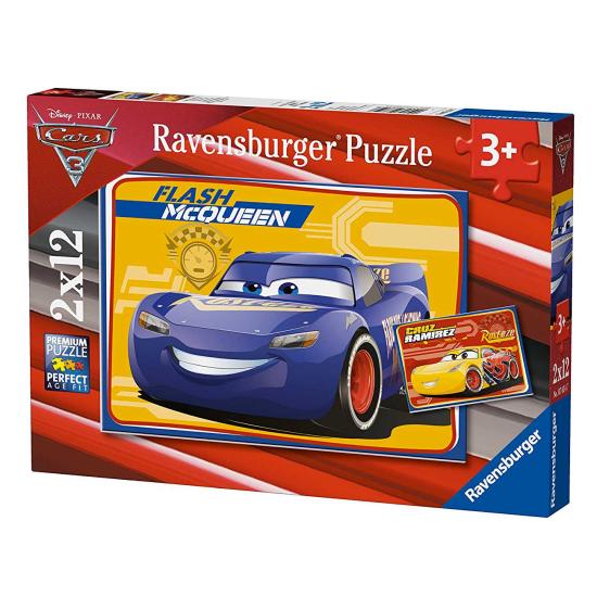 Puzzle Ravensburger Cars 3 de 2x12 Piezas
