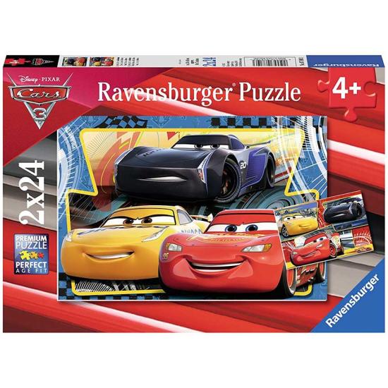 Puzzle Ravensburger Cars 3 de 2 x 24 Piezas